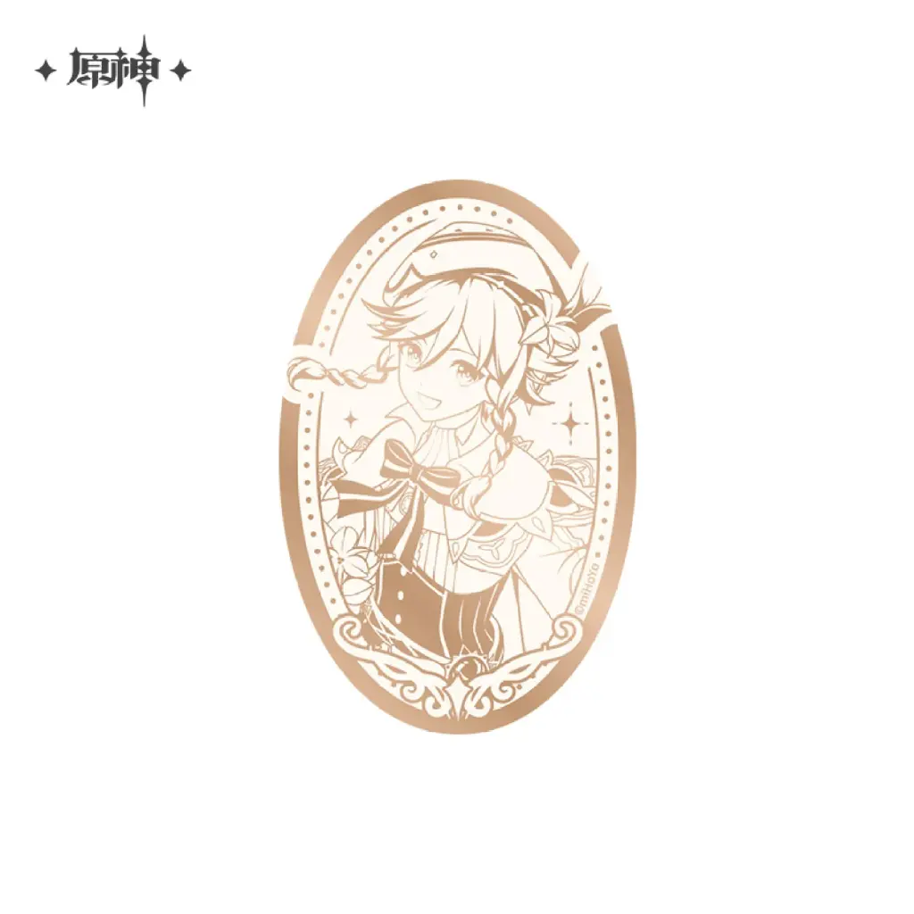 Genshin Impact Aniversary Celebration Series Mirror Badge 5th Anniversary Vendi