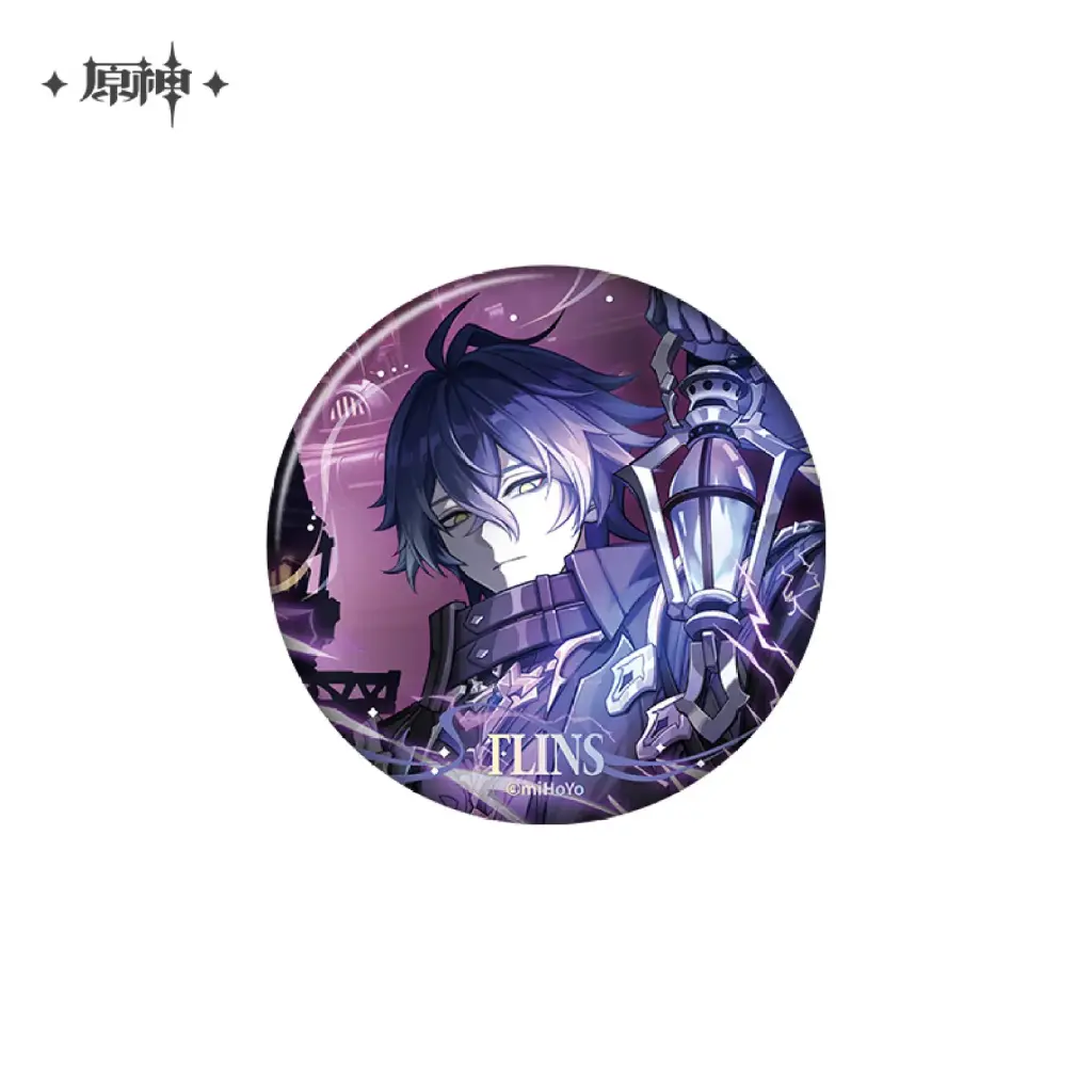 Genshin Impact Song of the Wlking Moon Themed Merchandise Series Character Badge - Flins