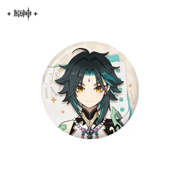 Genshin Impact Shi Guang Ying Xia Series Tin Badge Xiao