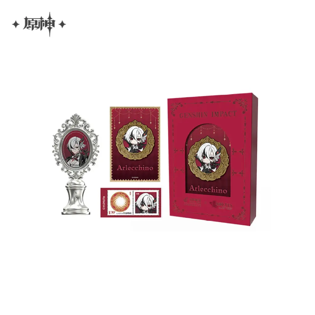 Genshin Impact Carnival Gathering Series Wax Seal Gift Box –Arlecchino Edition