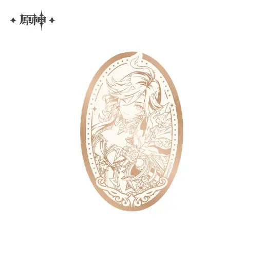 Genshin Impact Aniversary Celebration Series Mirror Badge 5th Anniversary Mavuika